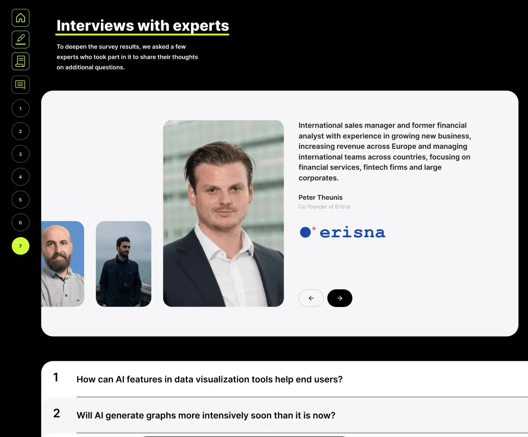 AI diagram report - interviews with experts