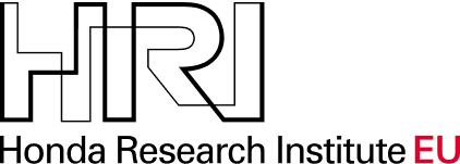 Honda logo featuring a stylized 'H' emblem in gray and the bold red text 'EU'.