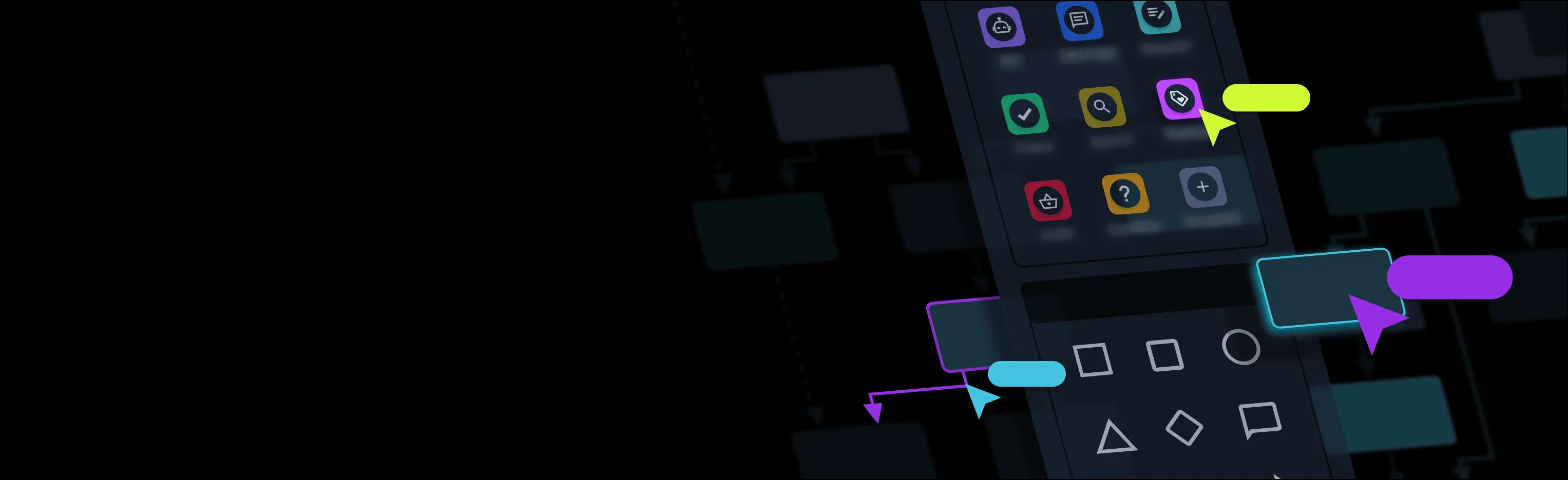 A banner image with graphic illustrating yjs live colaboration that promote access to yjs demo