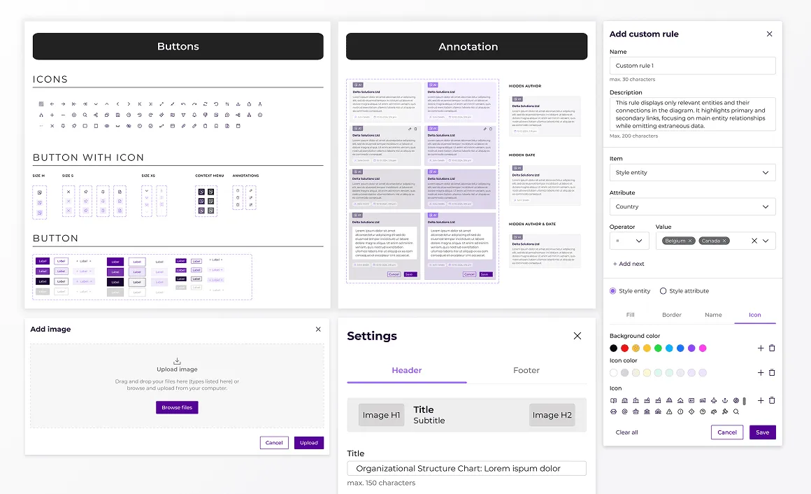 A consistent design system for a Kube application.
