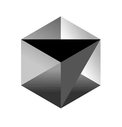 A grayscale geometric cube logo representing Cursor, an AI-enhanced code editor.