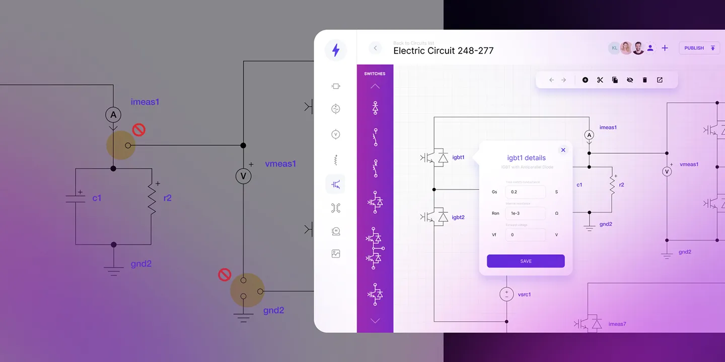 User interface showing a smart home floor plan with connected devices and controls in a dark theme.