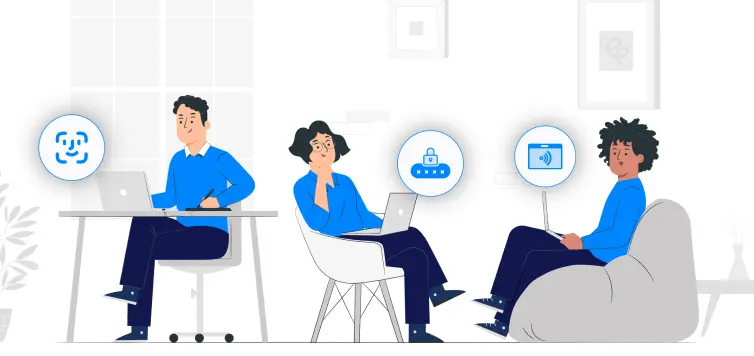 OLOID passwordless authentication and MFA illustration