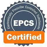 EPCS (Electronic Prescribing of Controlled Substances) certified badge