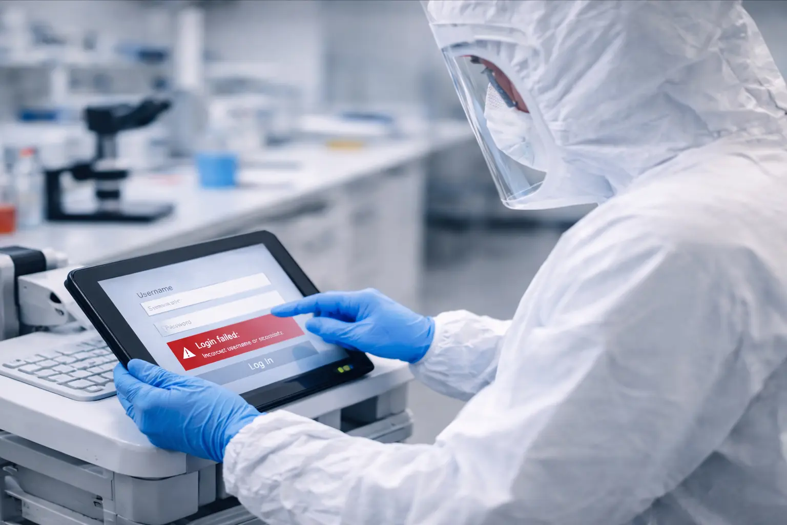 Secure access in regulated environment