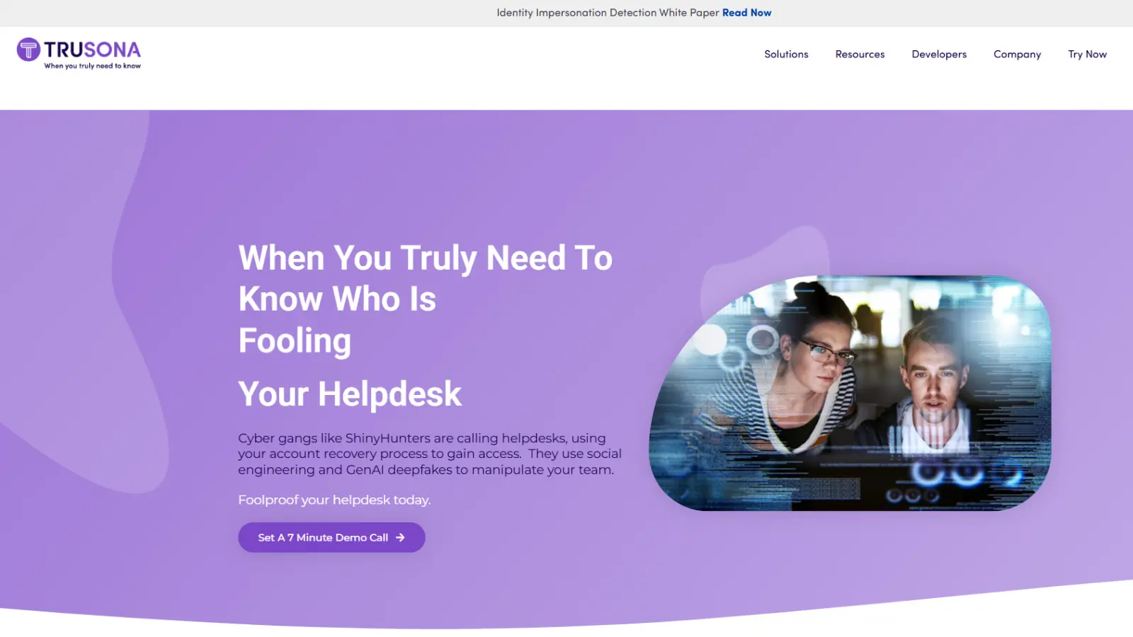 Trusona Passwordless Solution