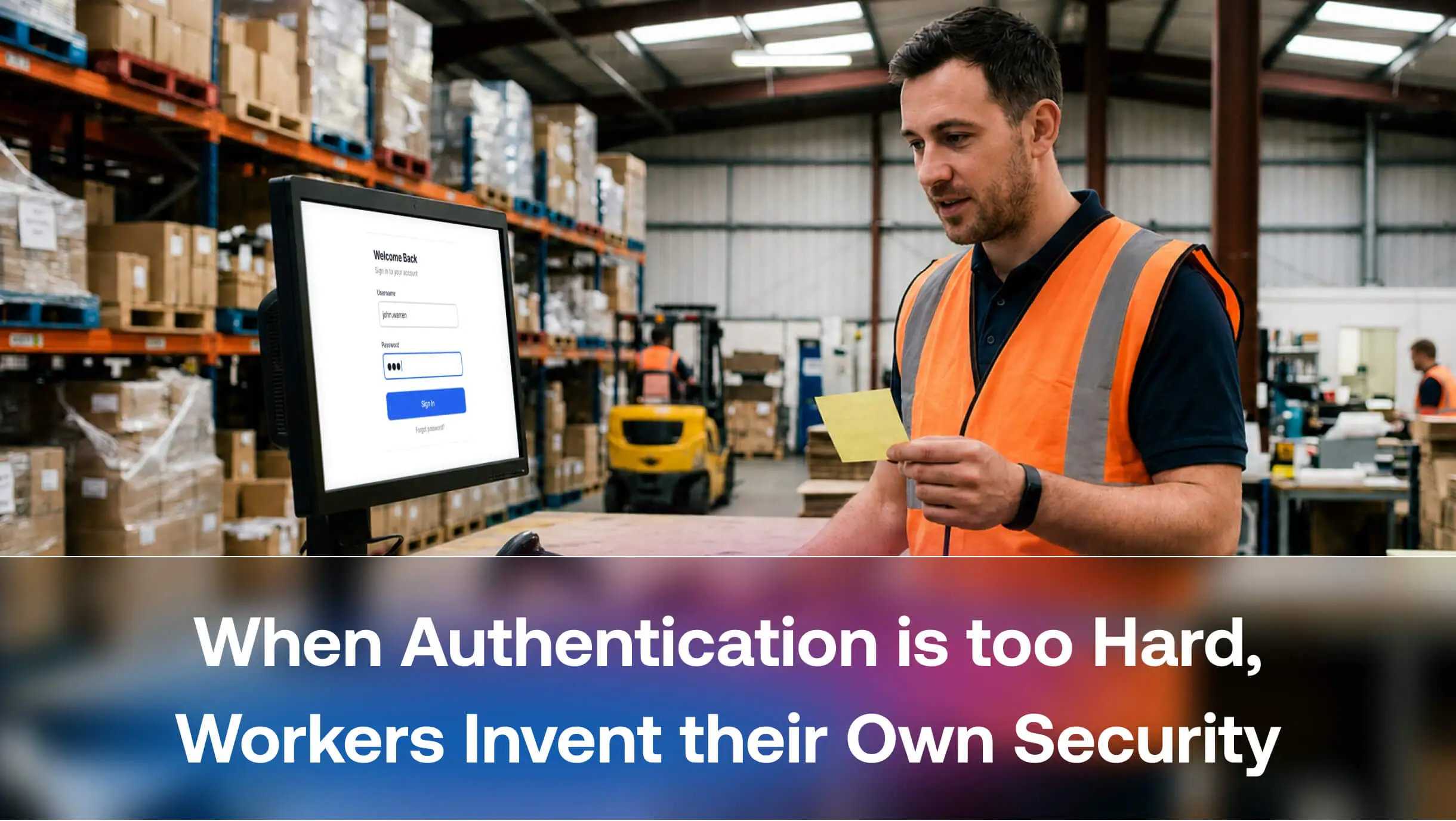 The Workaround Problem: When Authentication is too Hard, Workers Invent their Own Security