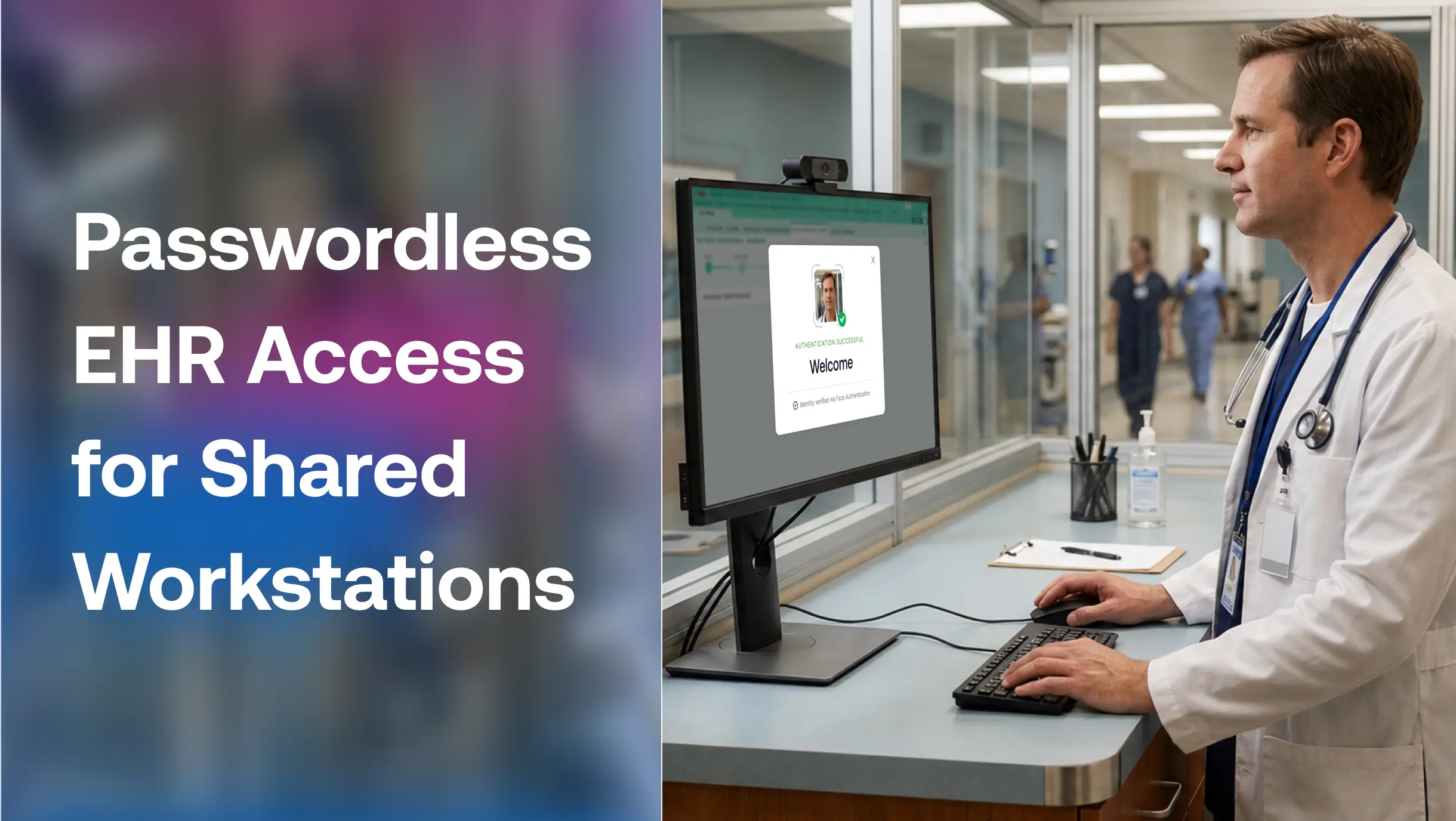 Passwordless EHR Access for Shared Workstations: How It Works and Why Passwords Fail