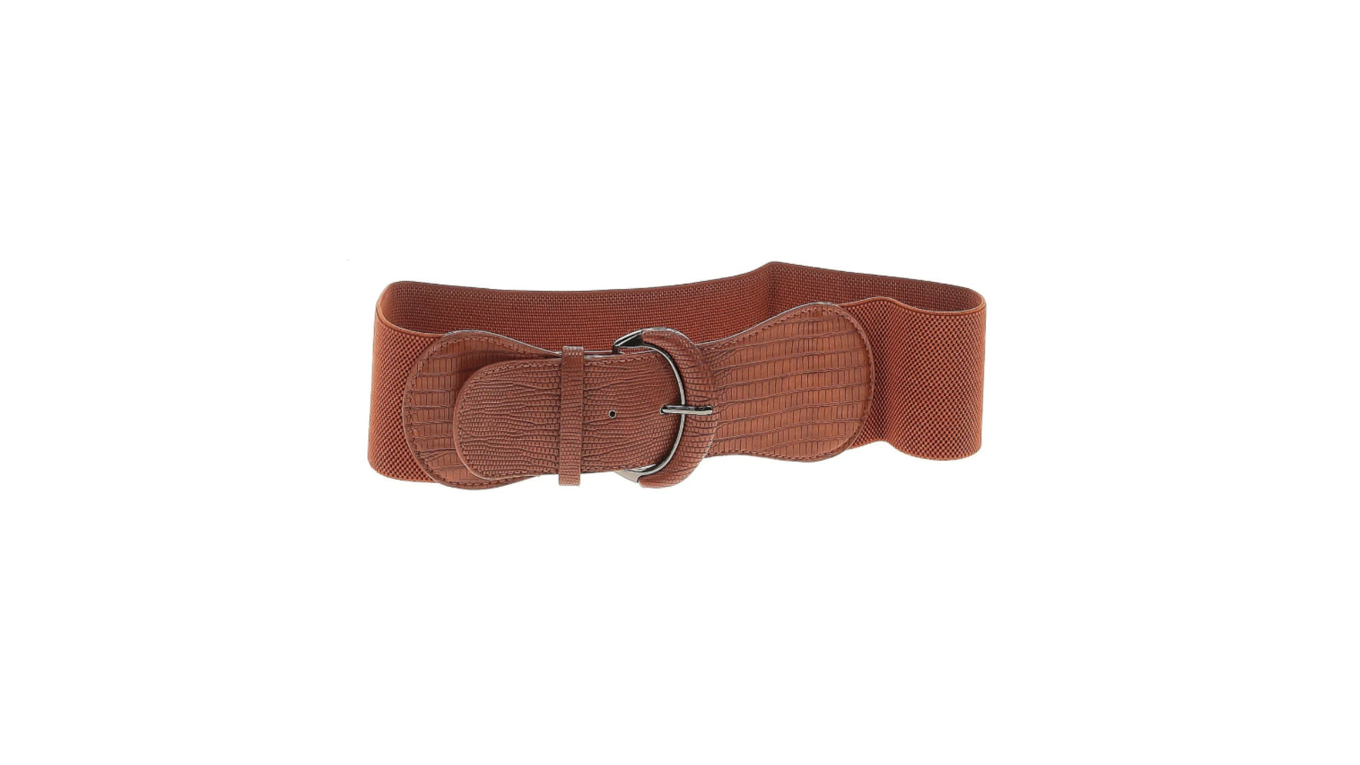A brown wide belt