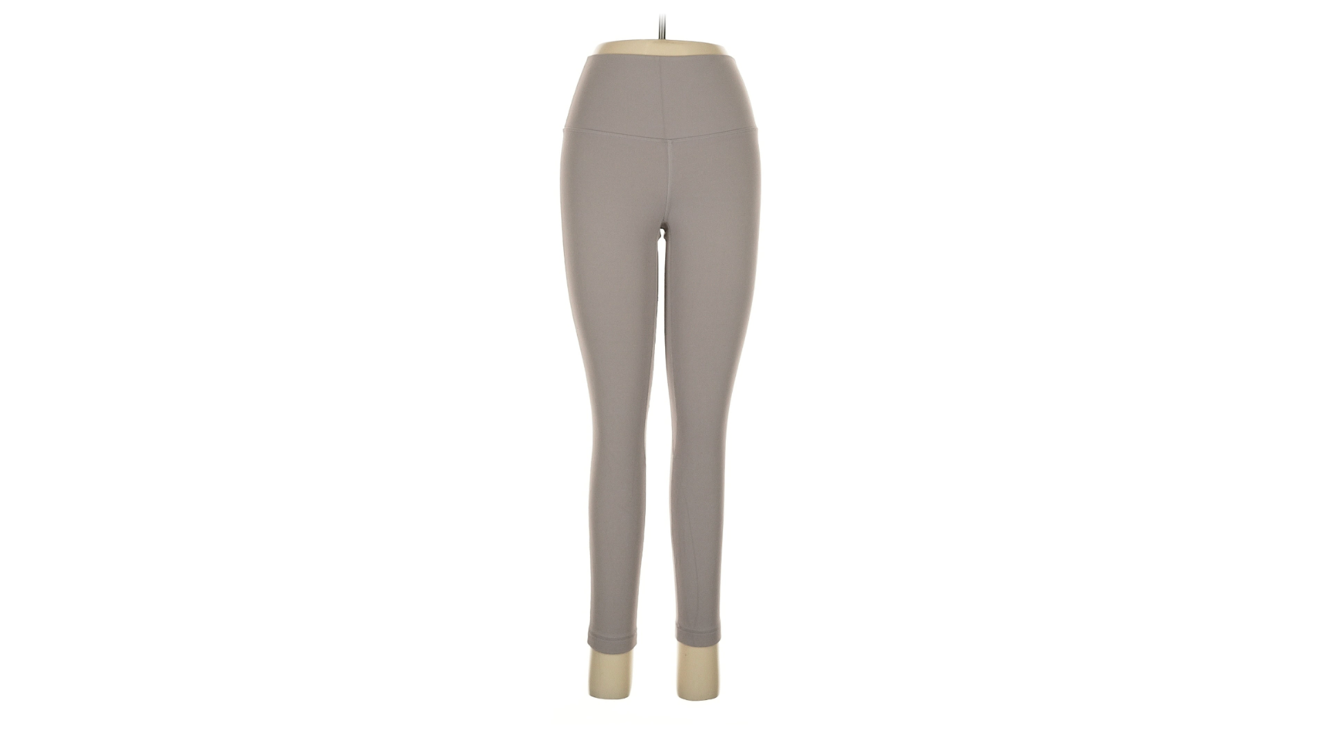 Gray Lululemon active leggings.