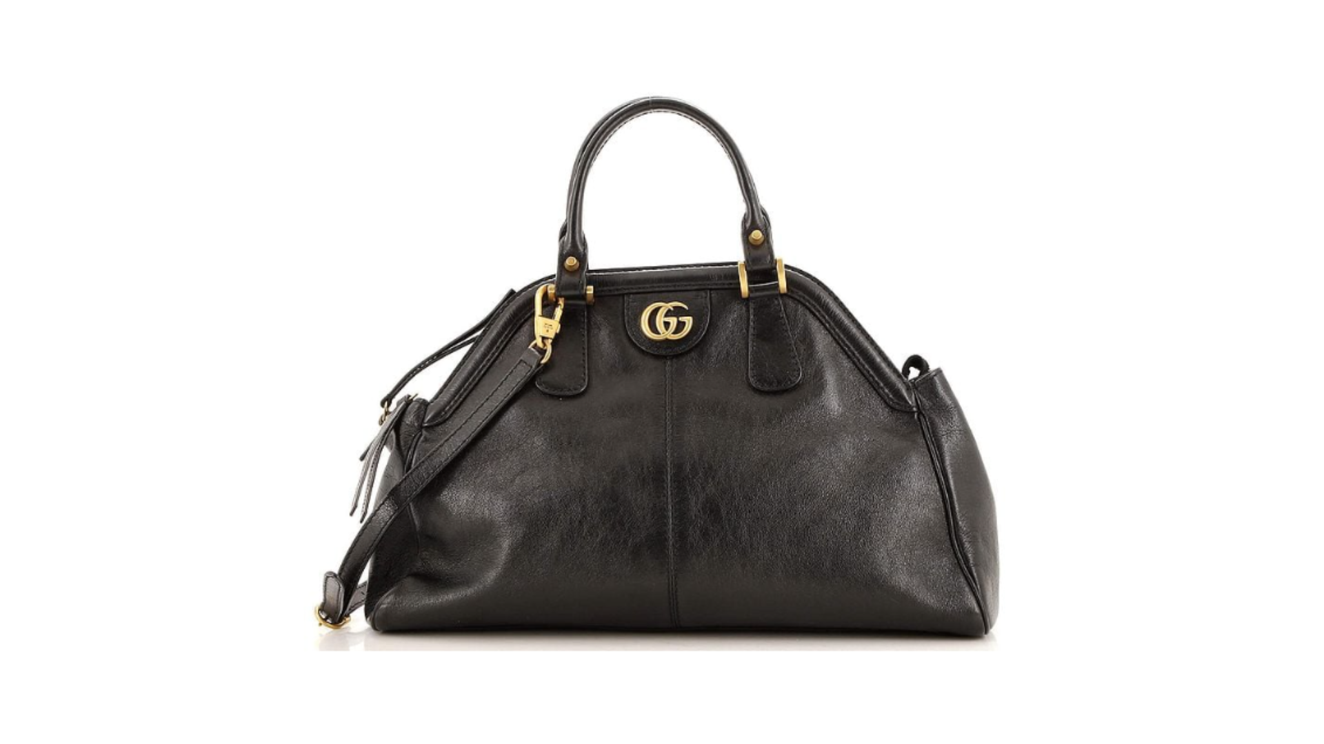 Black Gucci Leather Bag