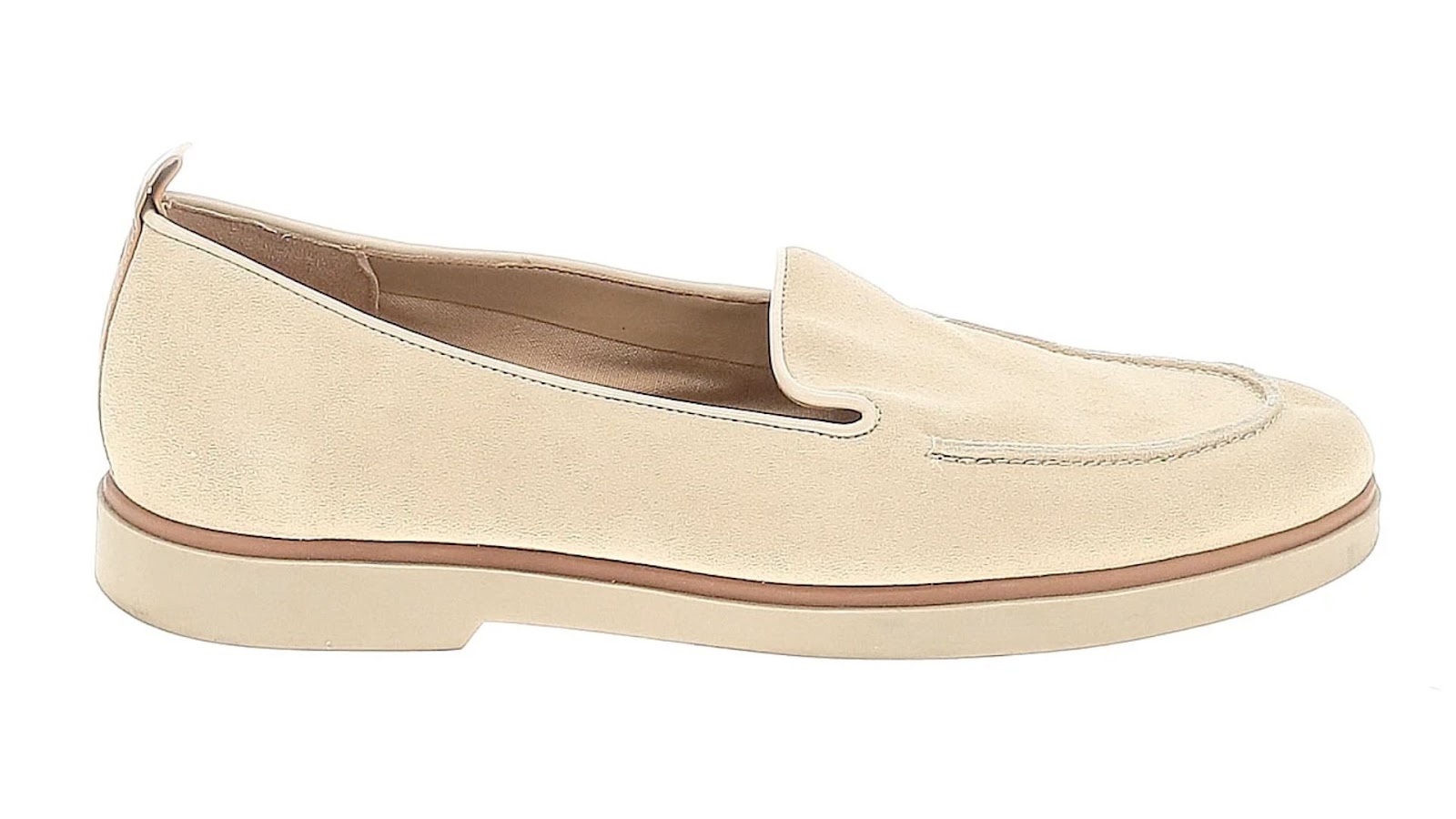 A loafer against a white background.