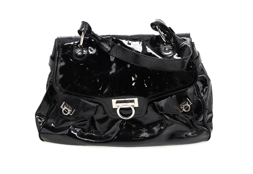 Black Leather shoulder bag