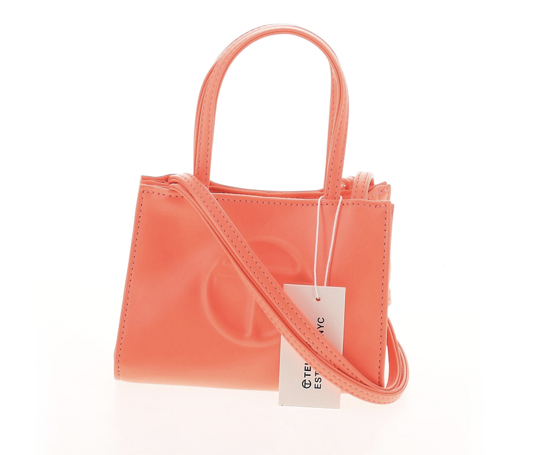 Telfar Bright Orange Shopping Bag