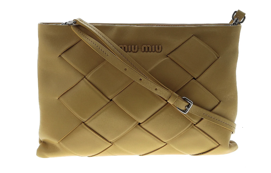 Miu Miu Mustard Crossbody Bag