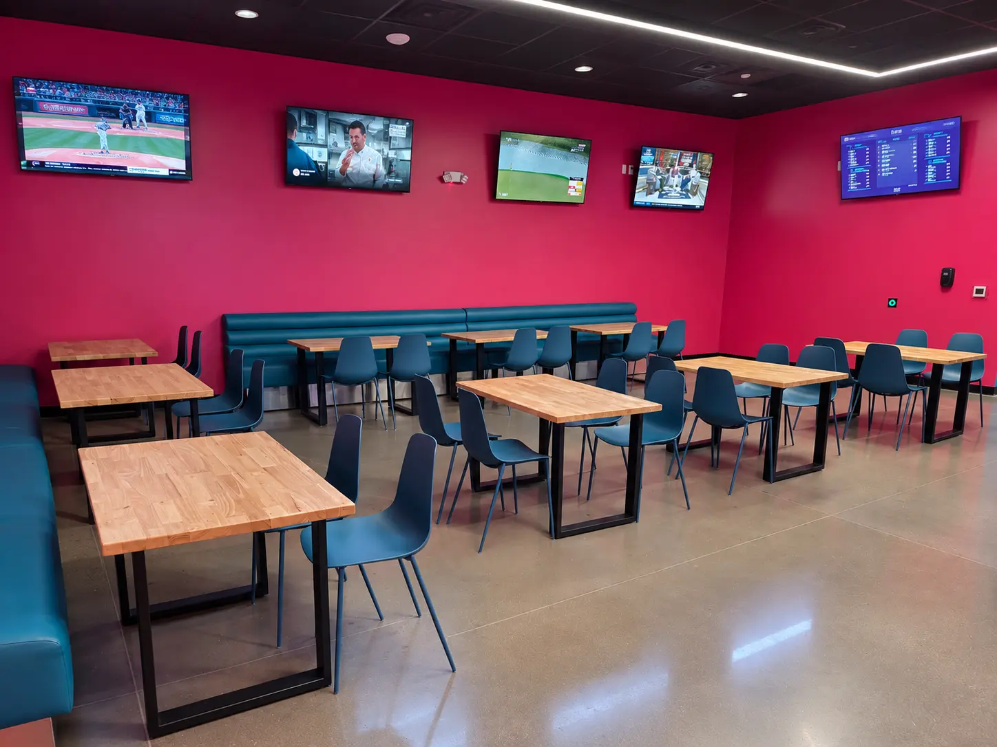 Semi-private event seating area at BRKTHROUGH Mesa