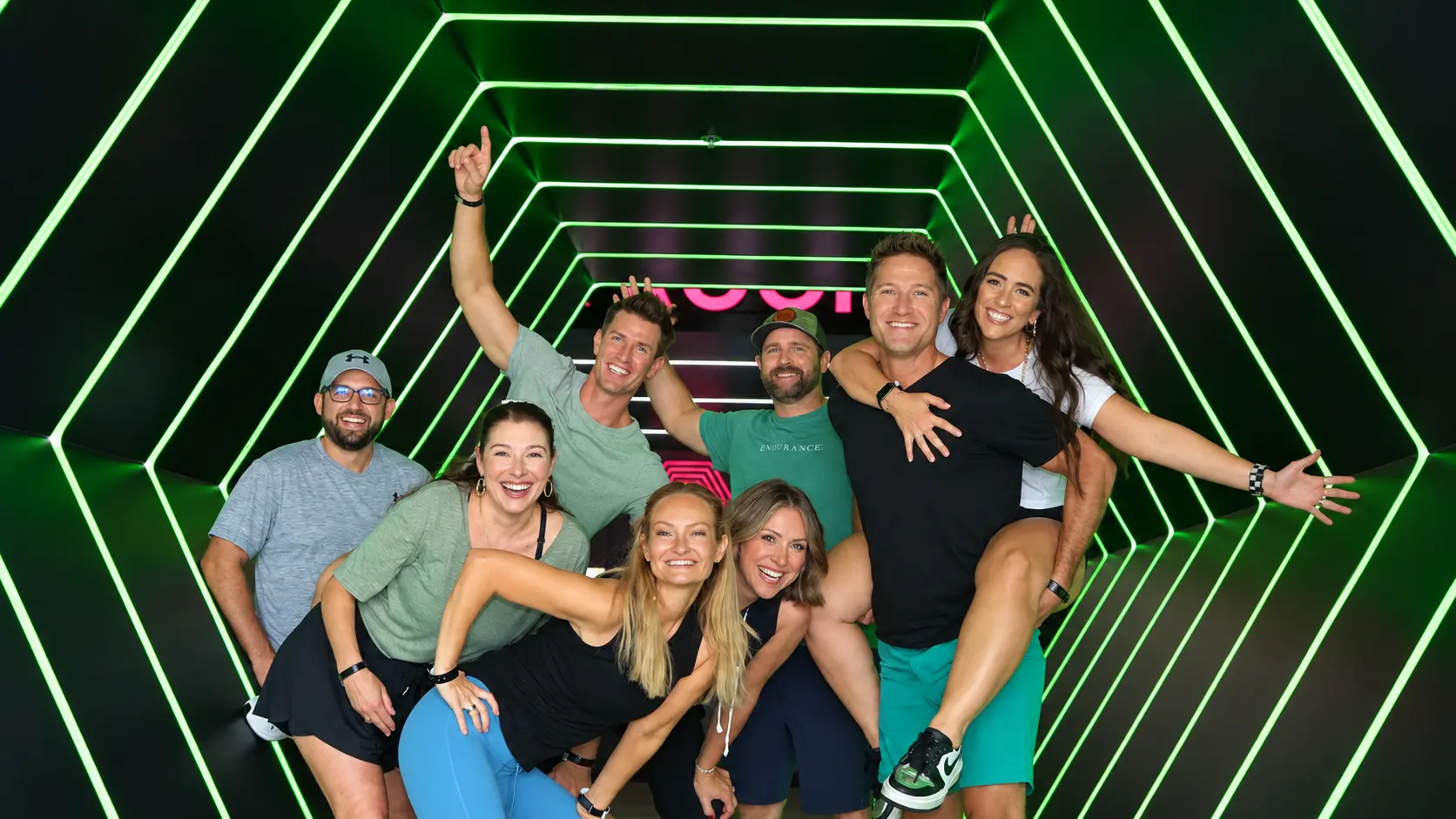Friends celebrating together at BRKTHROUGH