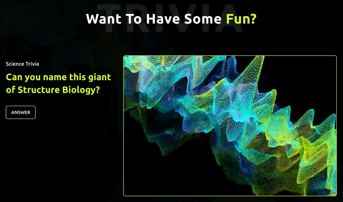Interactive visual website