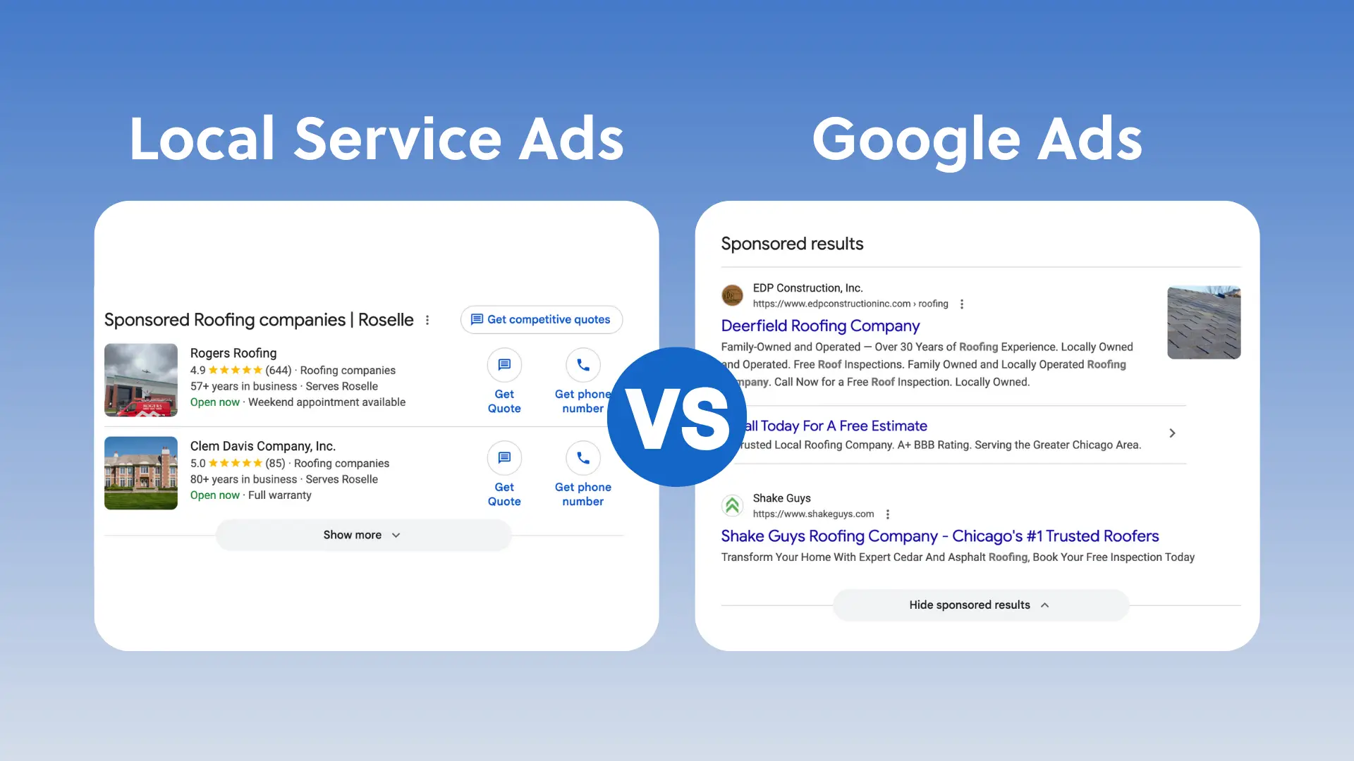 Google Ads vs Local Service Ads for Contractors