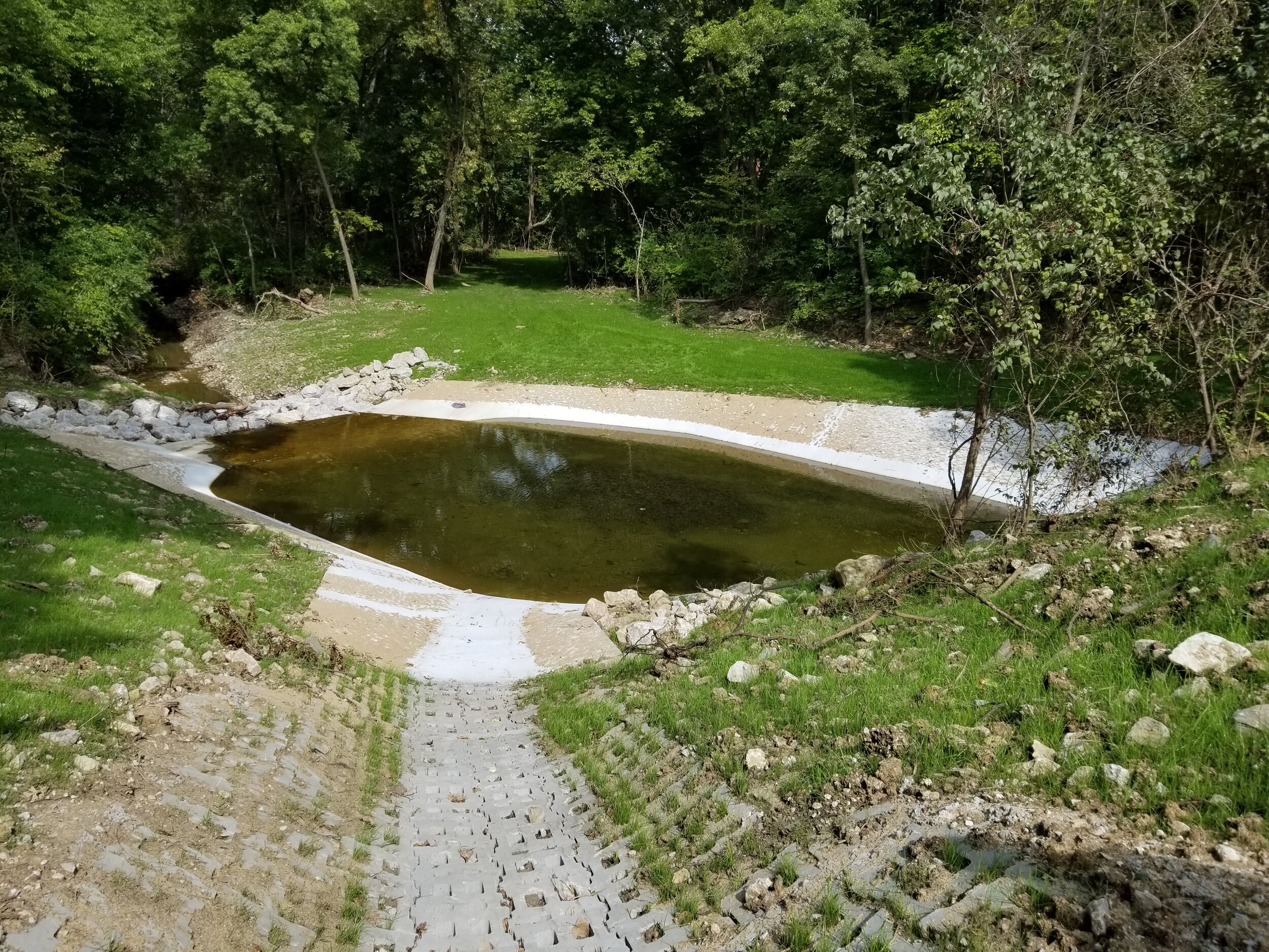 Managing Supercritical Velocities with Plunge Pools and Volkswagens