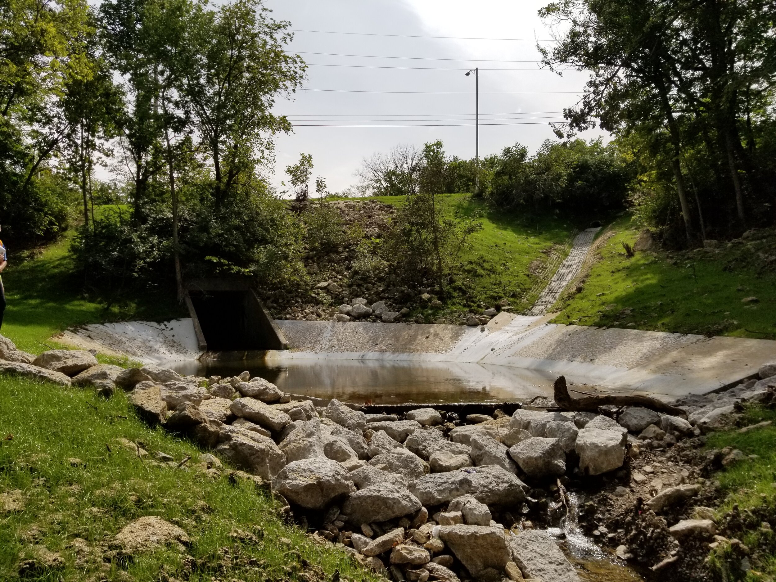 Tributary C5 Concrete-Lined Plunge Pool
