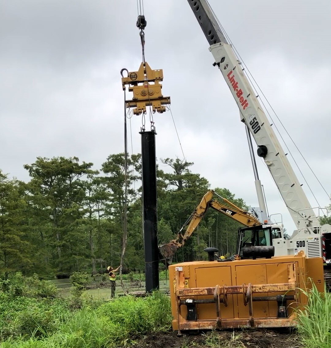 Overcoming the Quagmire with Vibratory Caissons