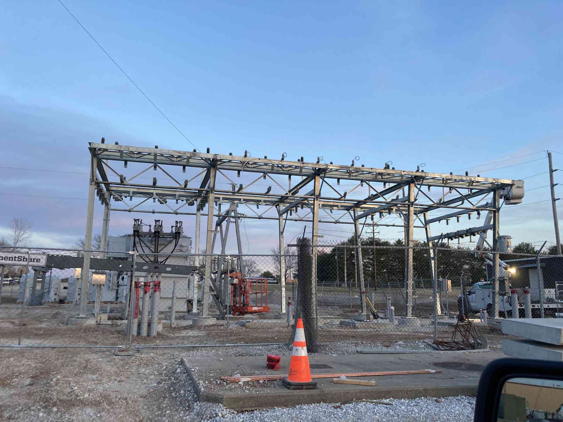 Power Plant Substation to Substation 1 Feeder Move