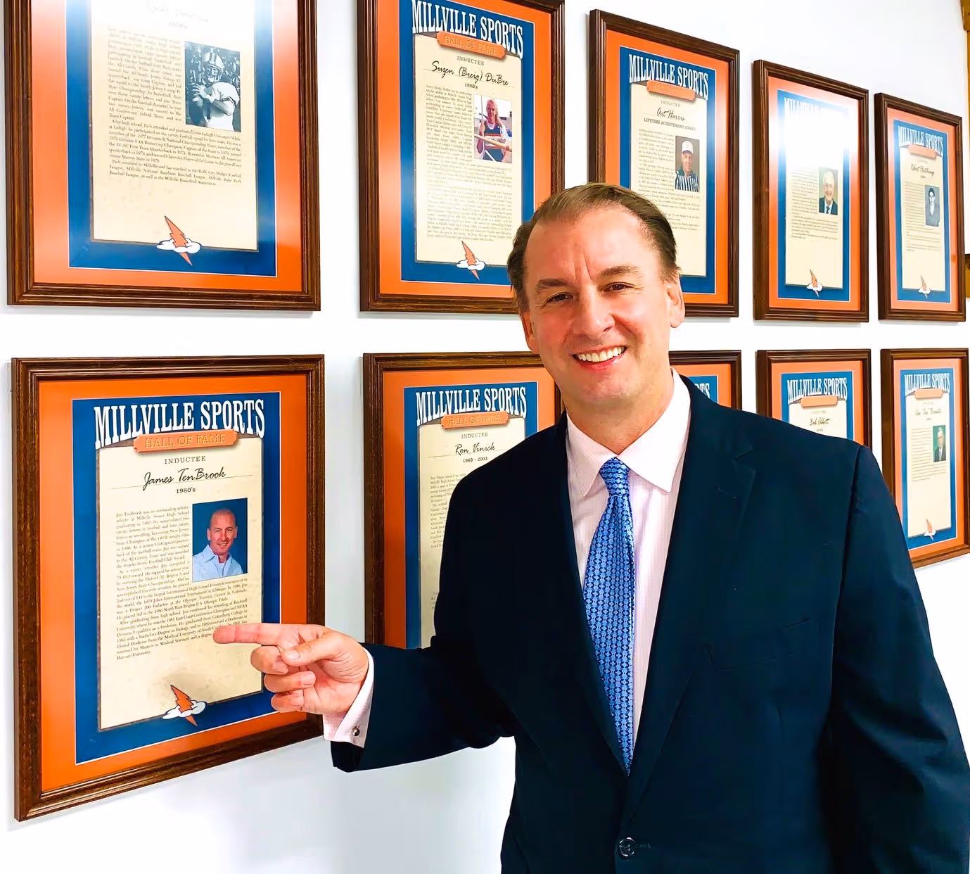 Dr. TenBrook Inducted into the Millville Sports Hall of Fame