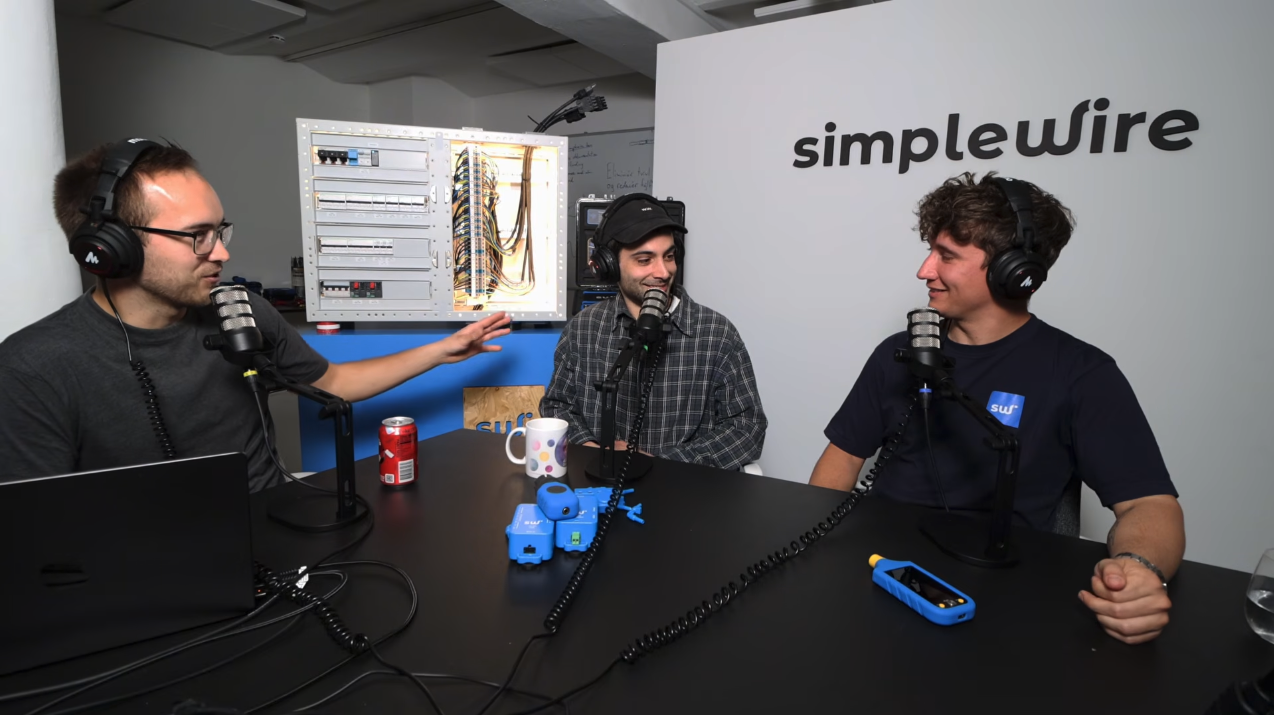 Alexander Holleufer uses Simplewire Flex+ for cable identification