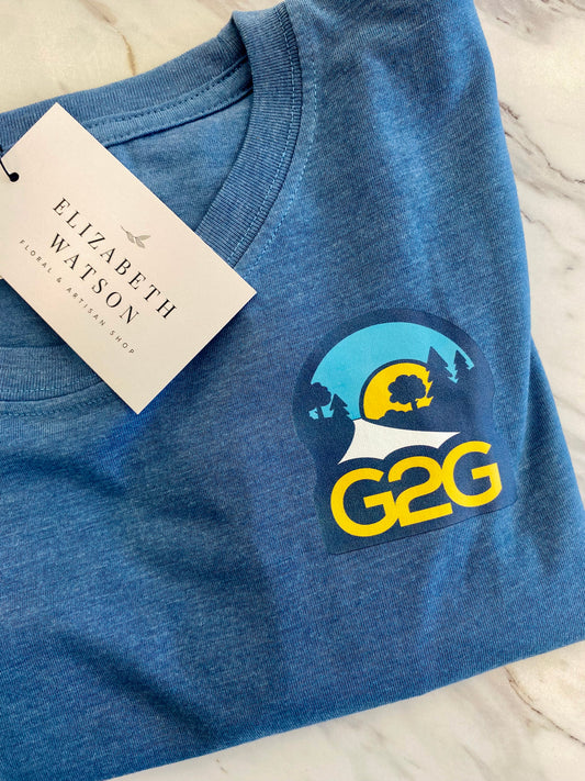 Blue G2G Huron shirt from Elizabeth Watson
