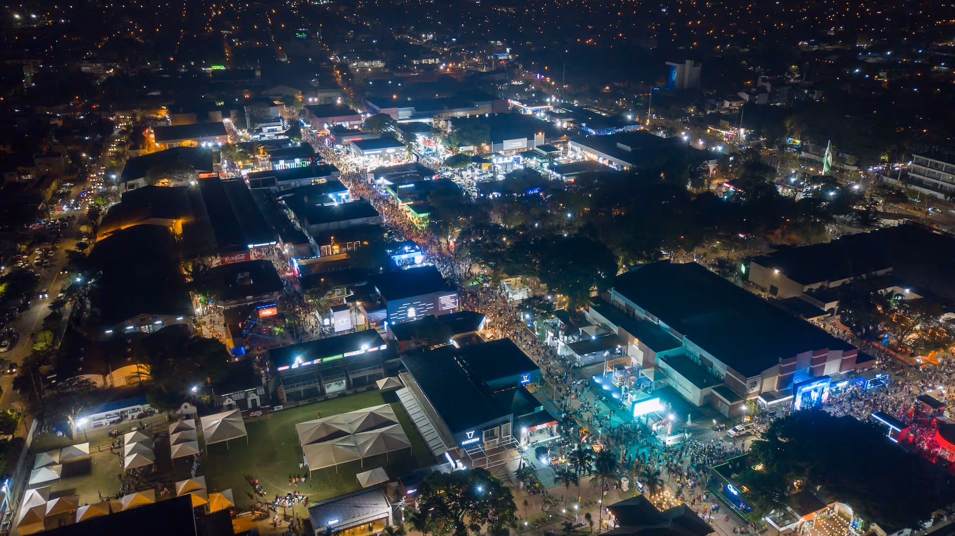 Vista aérea de la expocruz