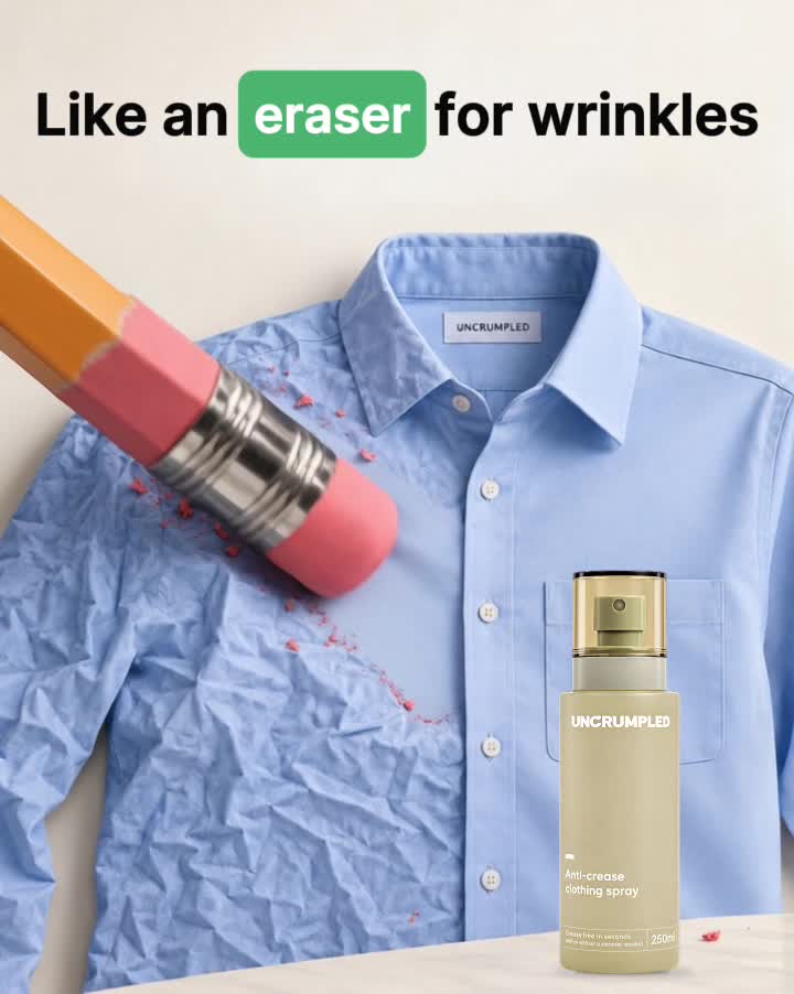 Eraser for wrinkles