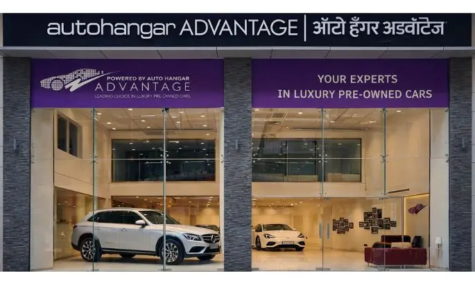 Auto Hangar Advantage Showroom Board