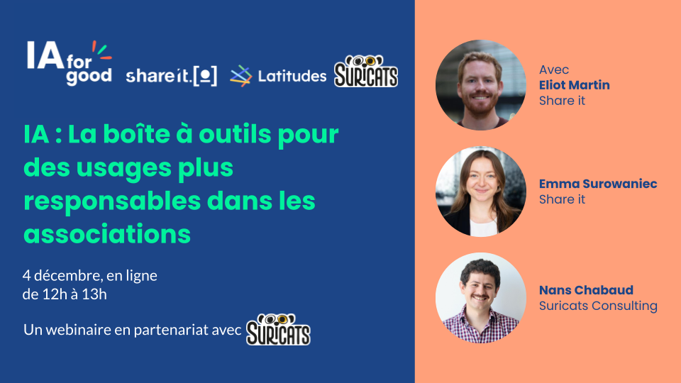 Webinaire 3 : L'IA générative au coeur de vos outils de travail