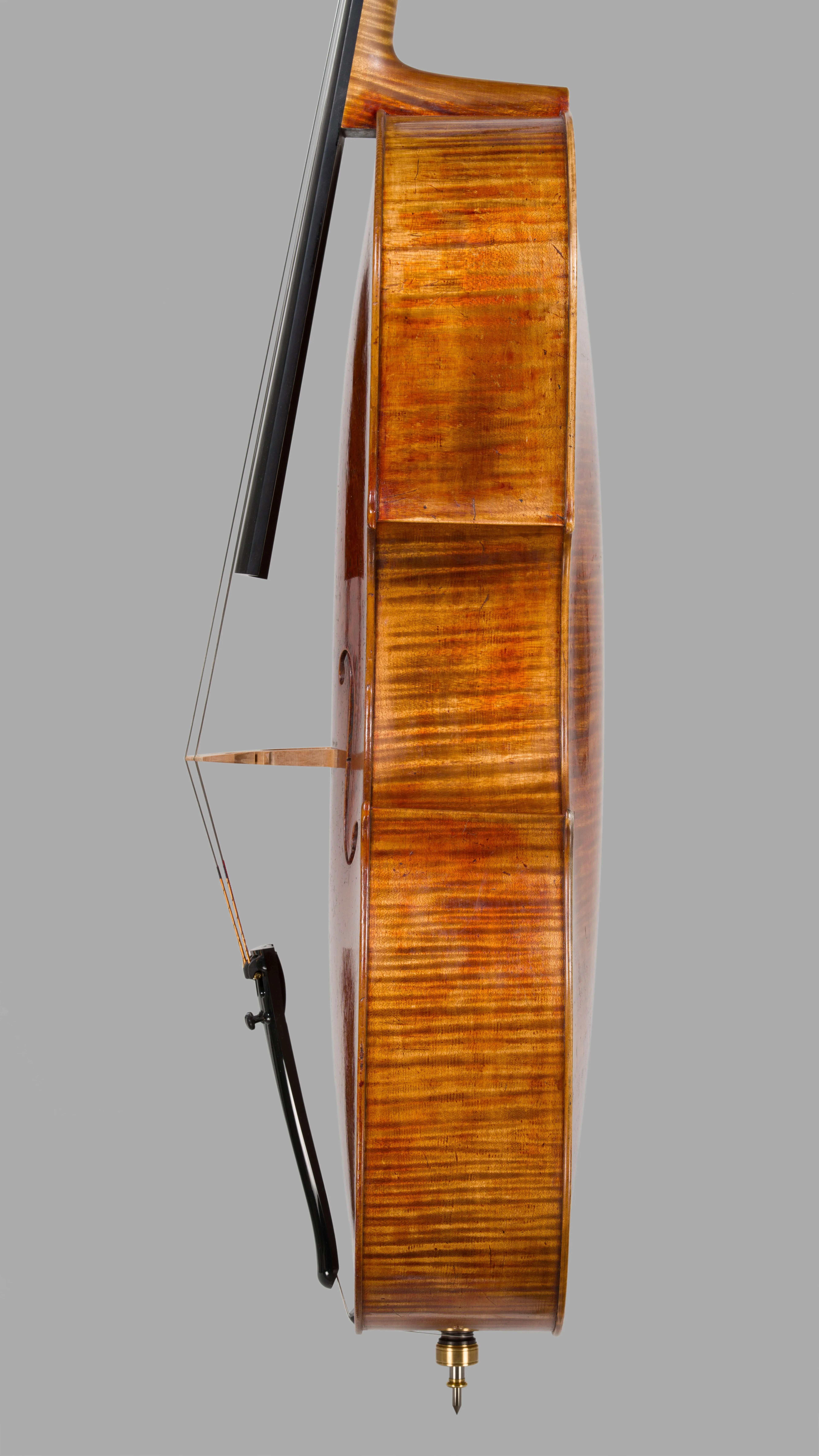 Violoncello Markevitch, Ansicht von der Diskantseite