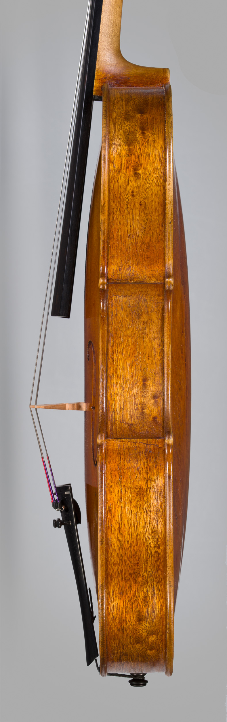 Seitenansicht der Bratsche, diskant