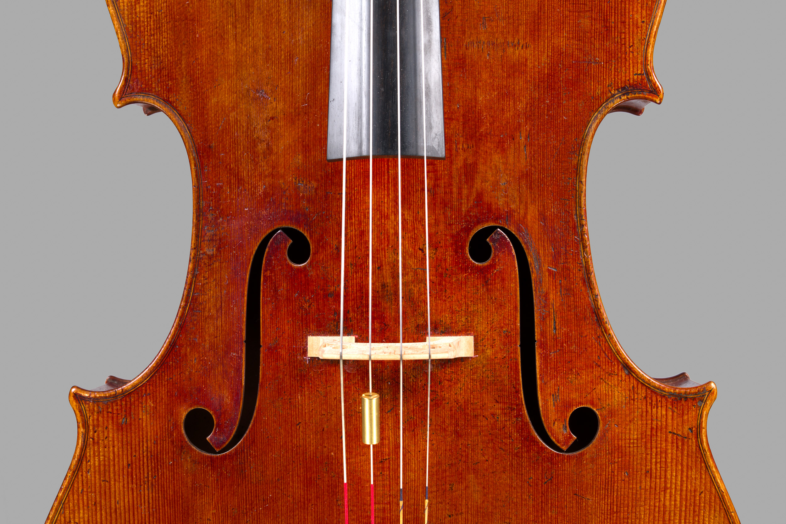 Violoncello Markevitch 2026, Detailansicht Brustbereich