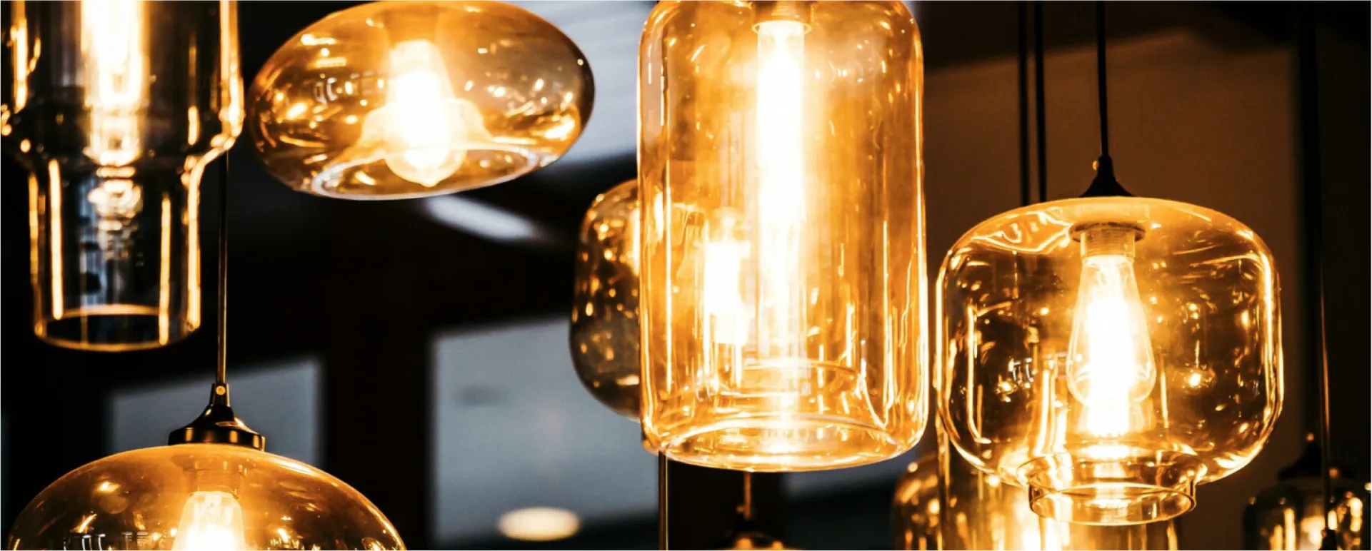 Lampes joliment disposées