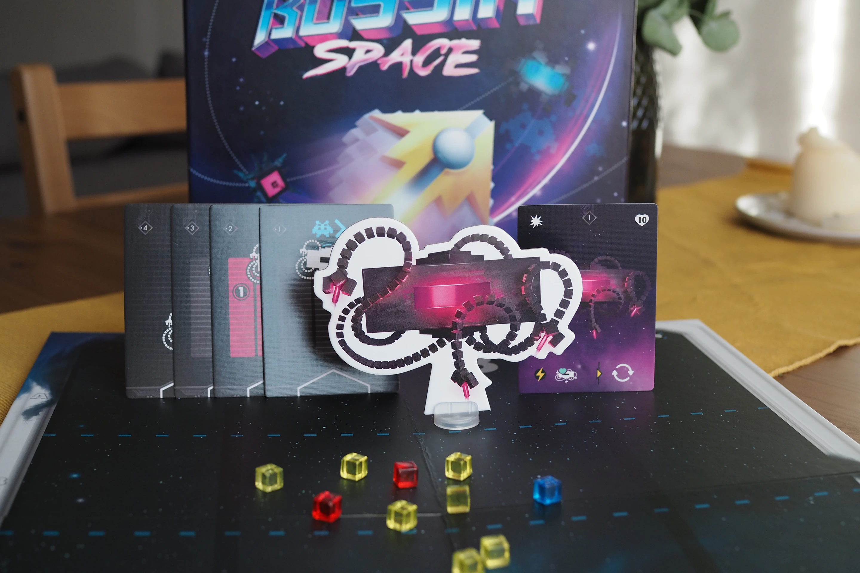 Boss standee and cards