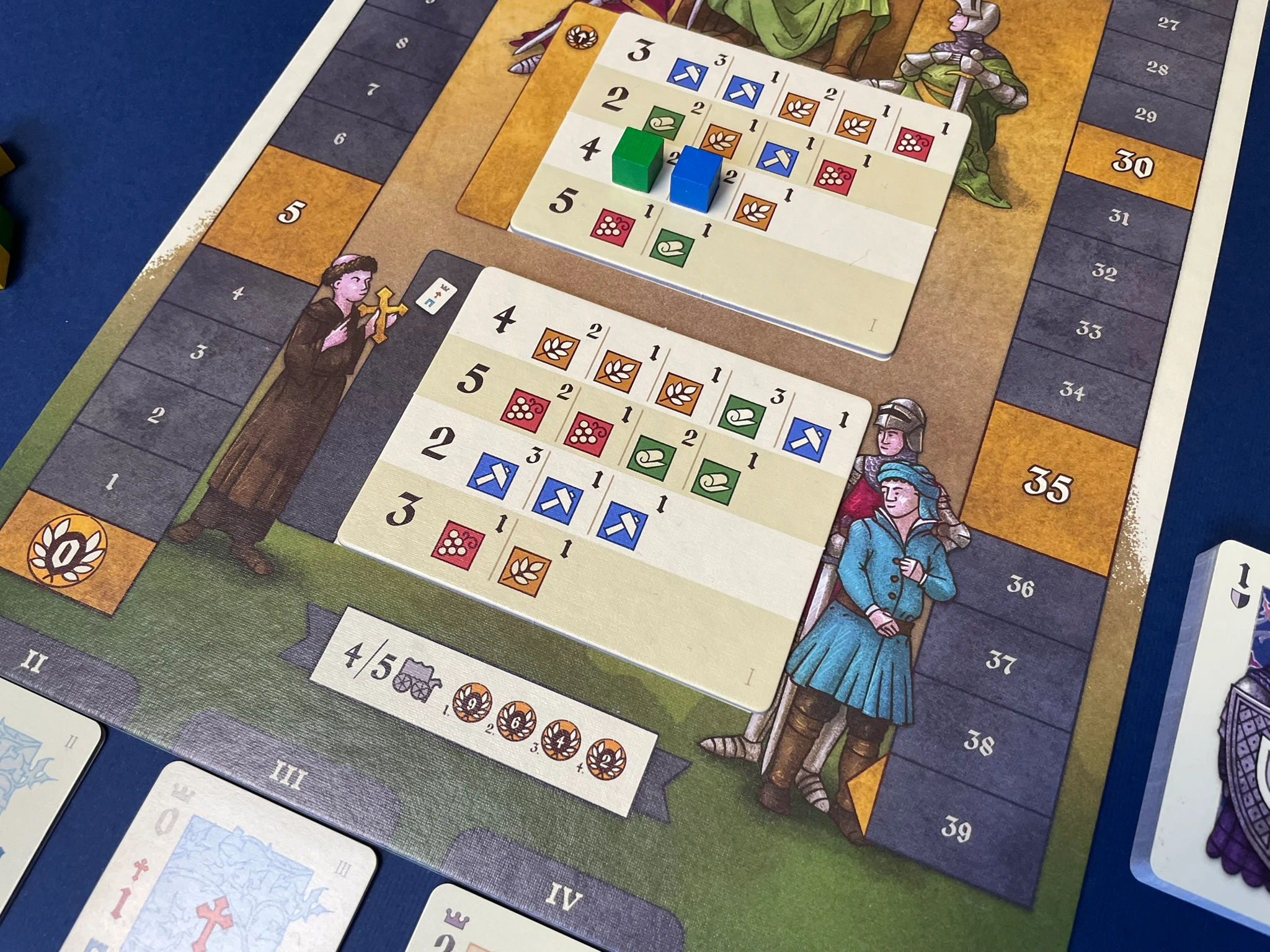 Delivery board for nobles, church, and citizens