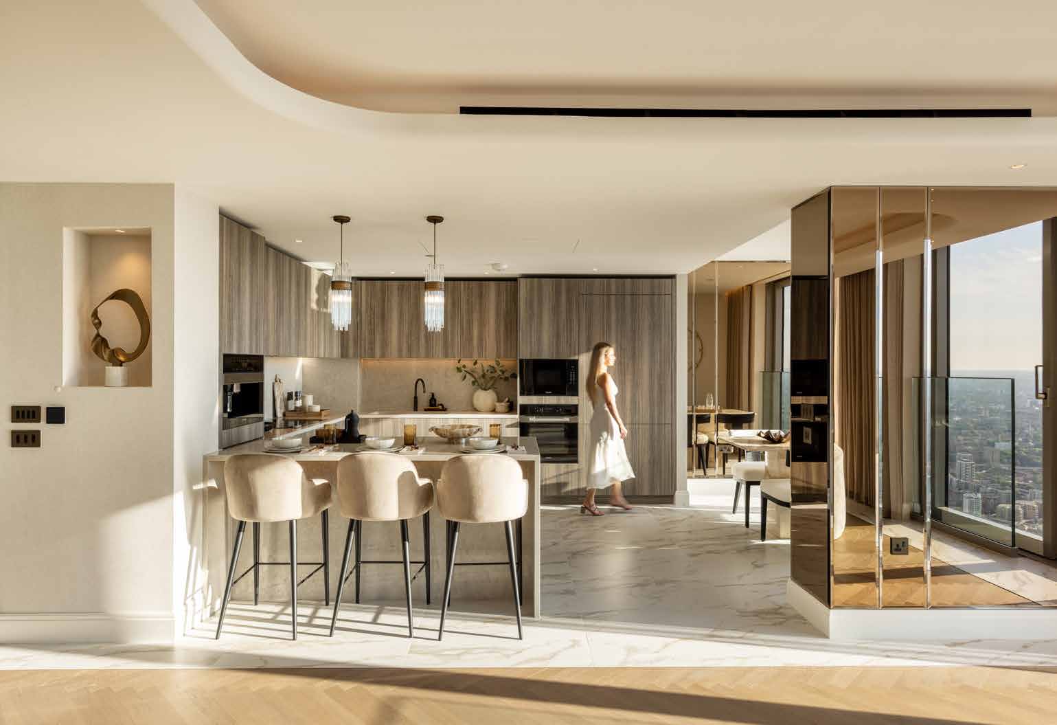 Kitchen at The Landmark Penthouse