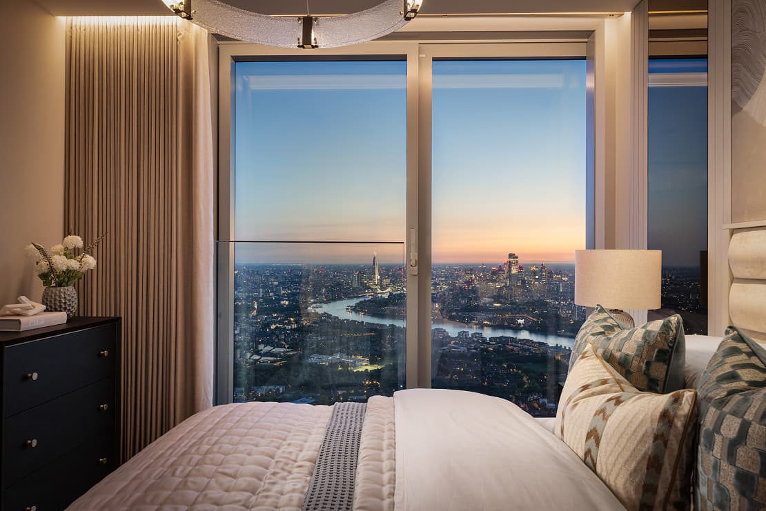 The connection between bedroom three and its private ensuite