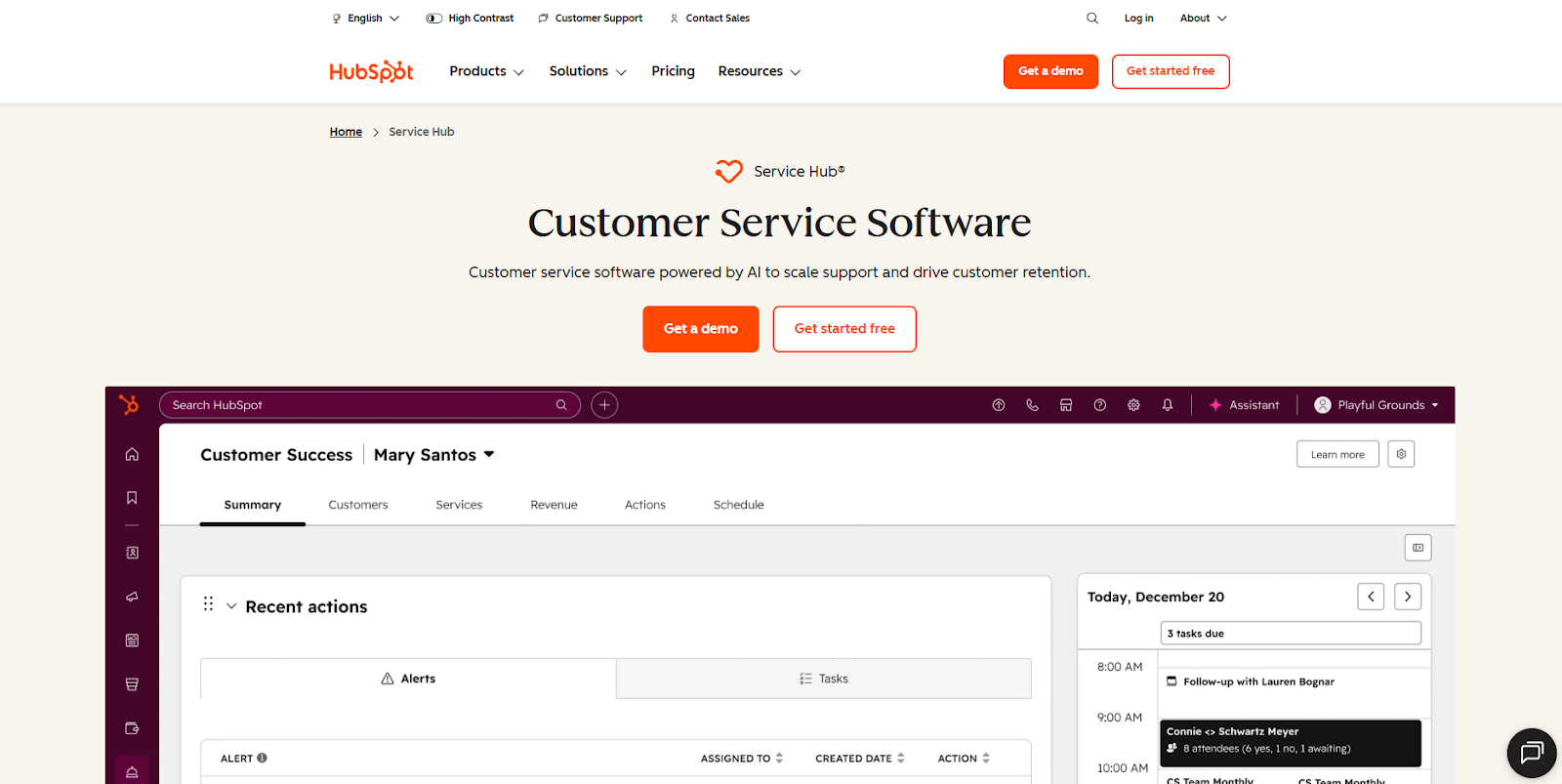 HubSpot Service Hub with AI