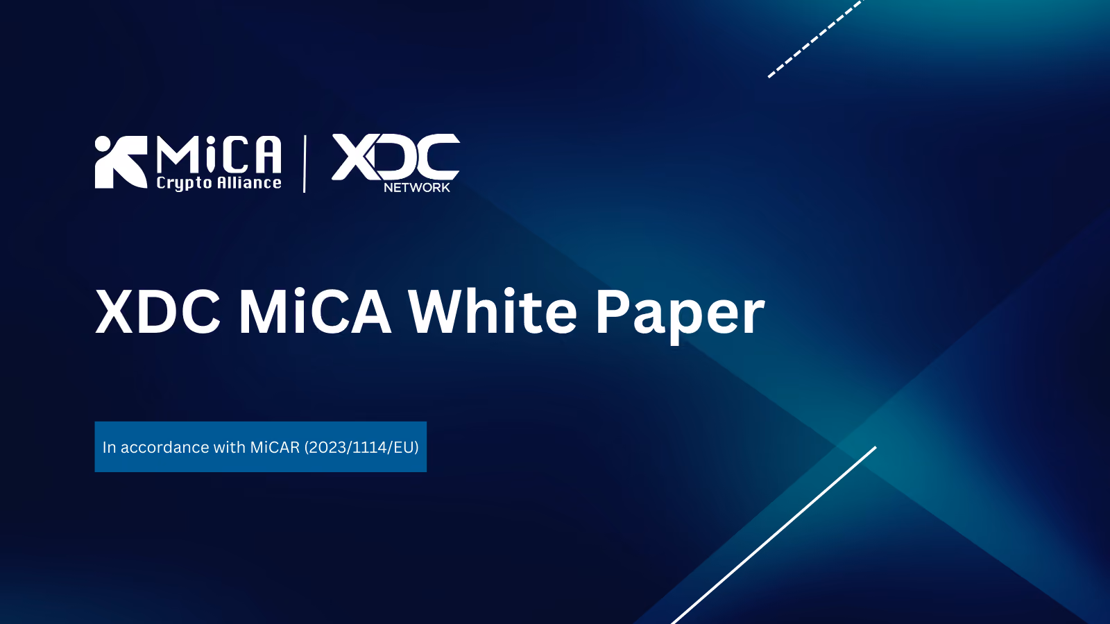 Introducing the XDC MiCA White Paper