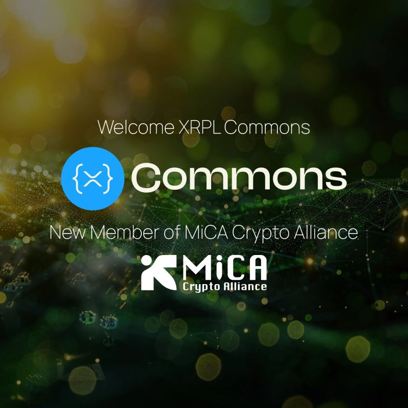 XRPL Commons Joins the MiCA Crypto Alliance to Support Sustainable and Compliant XRPL Ecosystem Development
