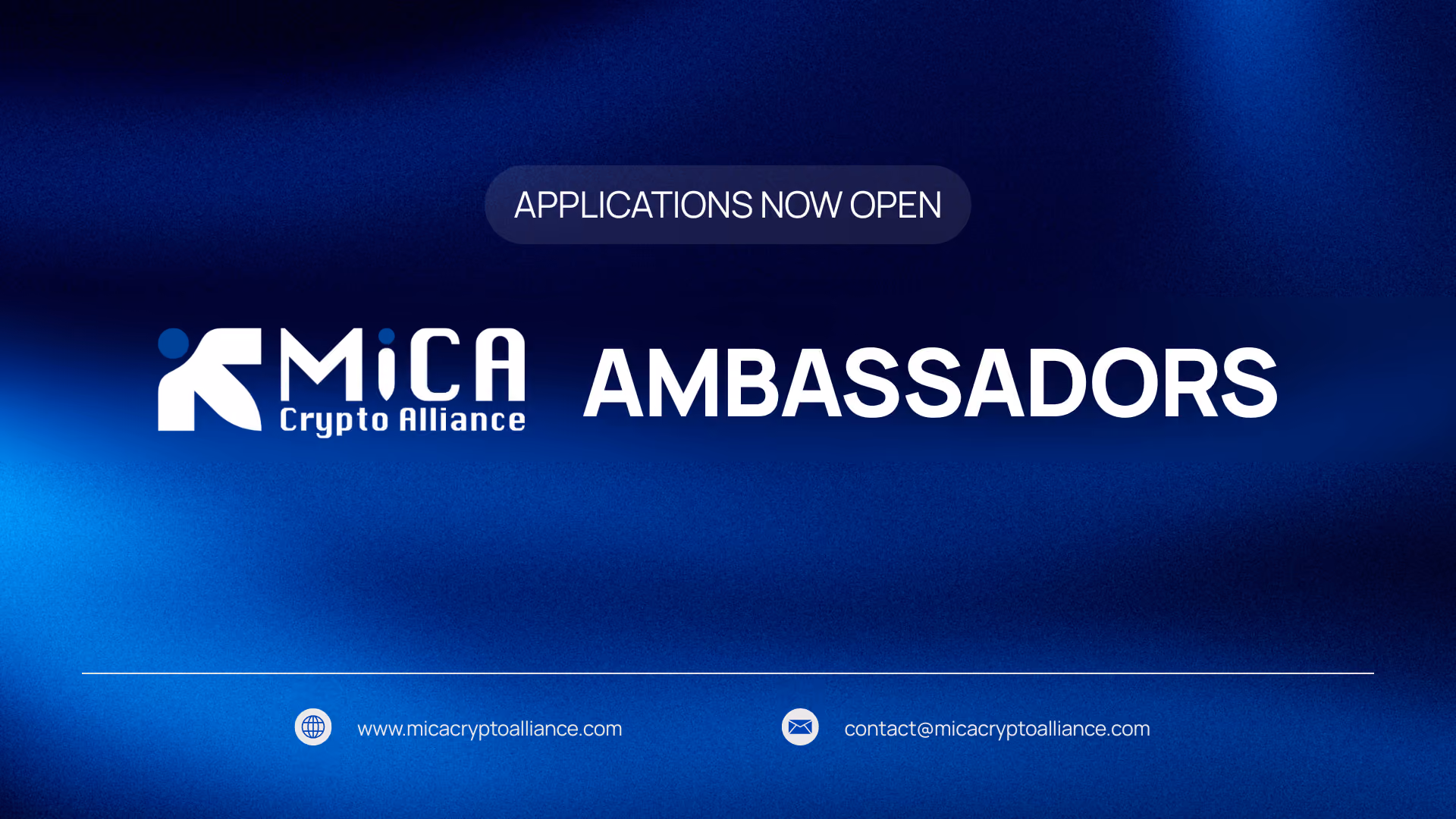 Introducing the MiCA Crypto Alliance Ambassador Programme