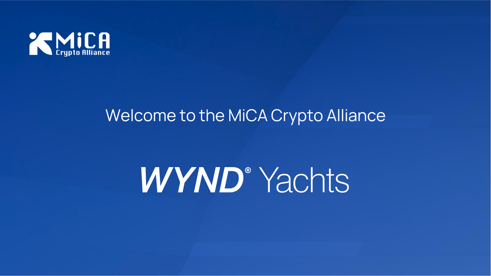 MiCA Crypto Alliance Welcomes WYND to Support Access to Real-World Services