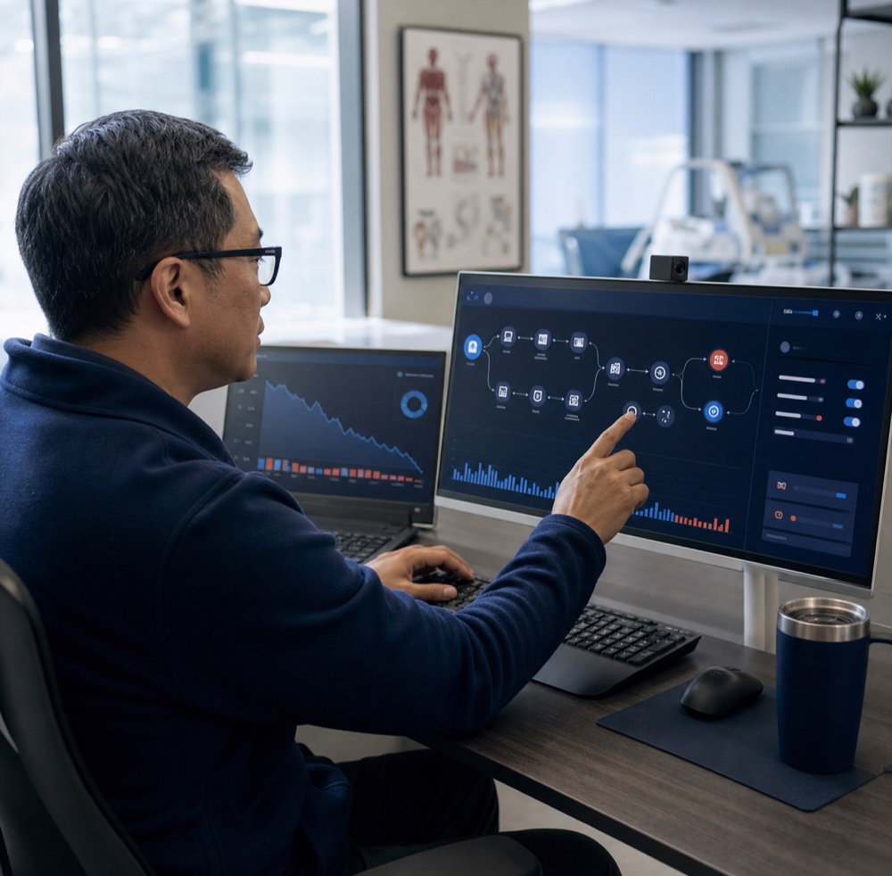 Systems specialist improving an automated university workflow