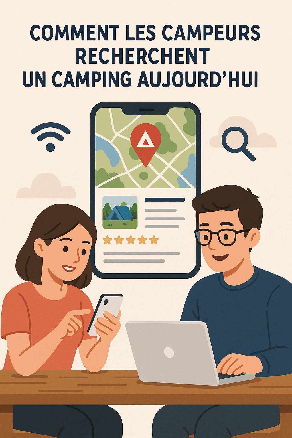 Comment les campeurs recherchent un camping aujourd'hui