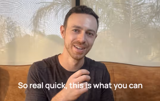 An image of Brian thanking you for booking a call.